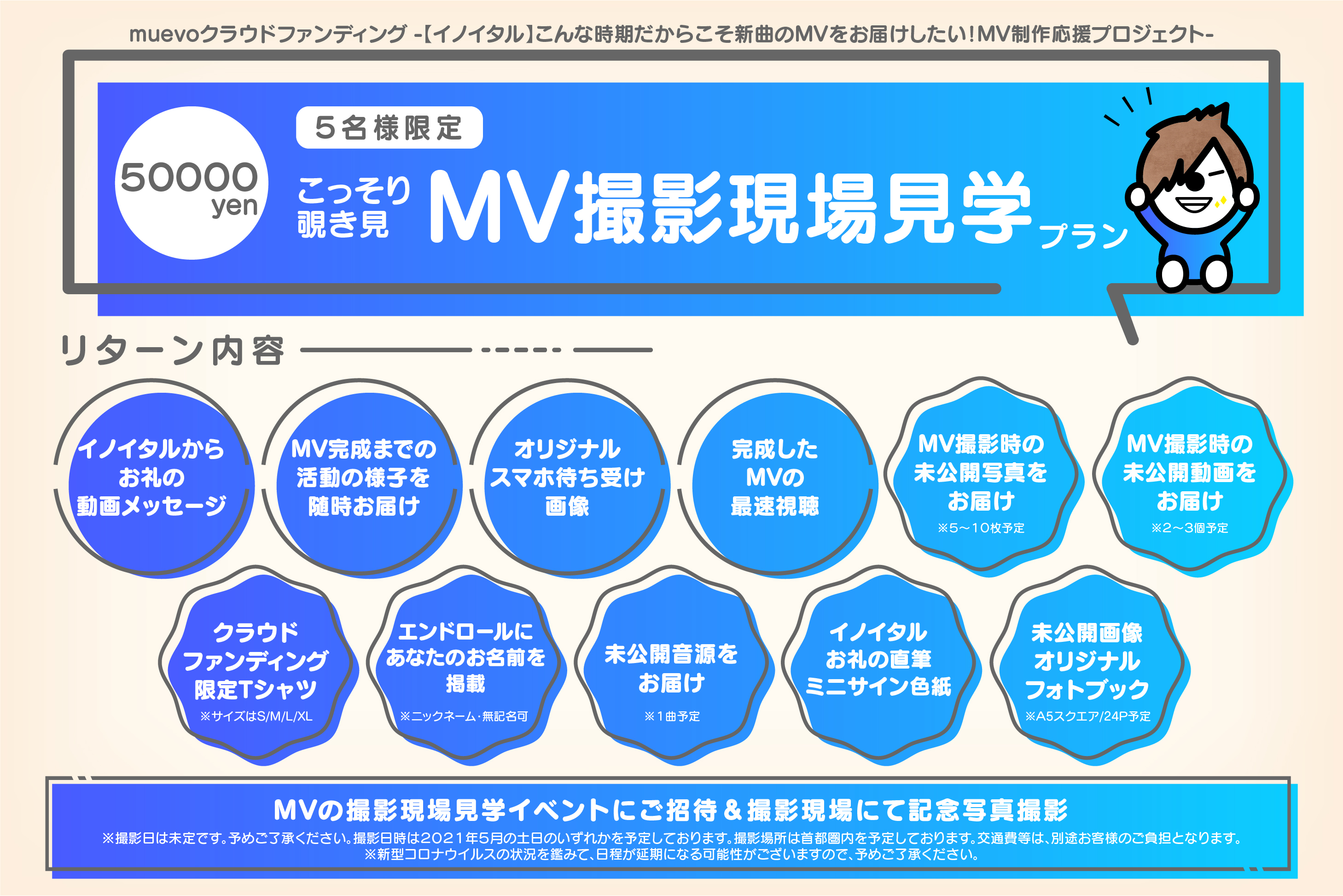 音楽クラウドファンディングならmuevo（ミュエボ）